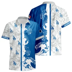 Los Angeles Dodgers Hawaiian Shirt 2026 Limited Premium Crinkle Textured Personalize Name
