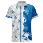 Los Angeles Dodgers Hawaiian Shirt 2026 Limited Premium Crinkle Textured Personalize Name