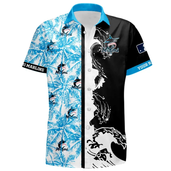 Miami Marlins Hawaiian Shirt 2026 Limited Premium Crinkle Textured Personalize Name