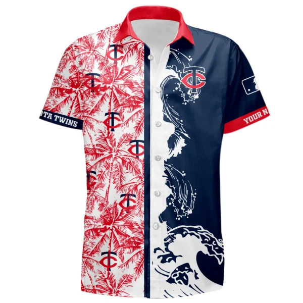Minnesota Twins Hawaiian Shirt 2026 Limited Premium Crinkle Textured Personalize Name