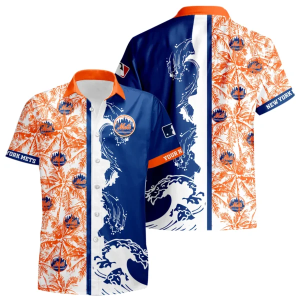 New York Mets Hawaiian Shirt 2026 Limited Premium Crinkle Textured Personalize Name