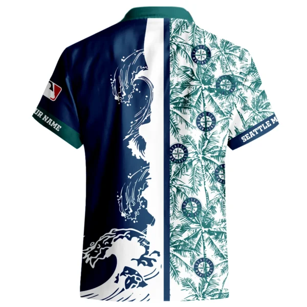 Seattle Mariners Hawaiian Shirt 2026 Limited Premium Crinkle Textured Personalize Name