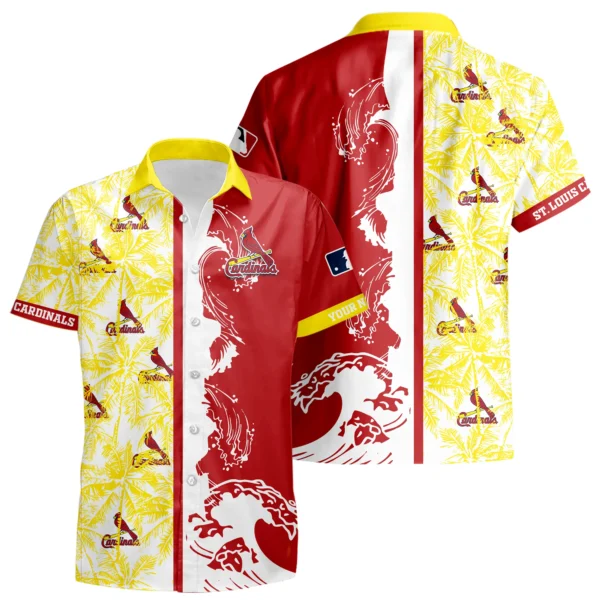 St. Louis Cardinals Hawaiian Shirt 2026 Limited Premium Crinkle Textured Personalize Name