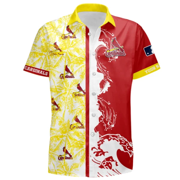 St. Louis Cardinals Hawaiian Shirt 2026 Limited Premium Crinkle Textured Personalize Name