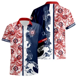 Washington Nationals Hawaiian Shirt 2026 Limited Premium Crinkle Textured Personalize Name