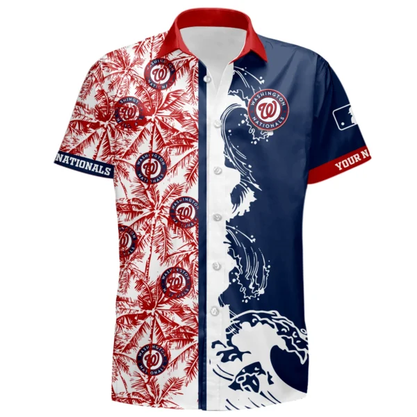 Washington Nationals Hawaiian Shirt 2026 Limited Premium Crinkle Textured Personalize Name