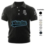 Chicago White Sox Men’s Knitted Short Sleeve Polo Shirt