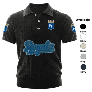Kansas City Royals Men’s Knitted Short Sleeve Polo Shirt