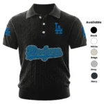 Los Angeles Dodgers Men’s Knitted Short Sleeve Polo Shirt