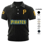Pittsburgh Pirates Men’s Knitted Short Sleeve Polo Shirt