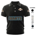 San Francisco Giants Men’s Knitted Short Sleeve Polo Shirt