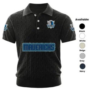 Dallas Mavericks Men’s Knitted Short Sleeve Polo Shirt