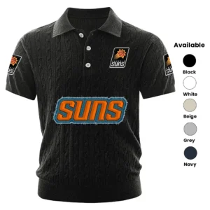 Phoenix Suns Men’s Knitted Short Sleeve Polo Shirt
