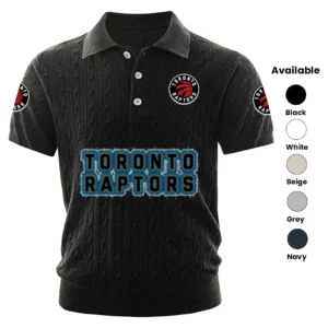 Toronto Raptors Men’s Knitted Short Sleeve Polo Shirt