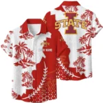 Iowa State Cyclones Hawaiian Shirt Premium Lightweight Waffle Knit Personalize Name