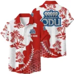 Old Dominion Monarchs Hawaiian Shirt Premium Lightweight Waffle Knit Personalize Name