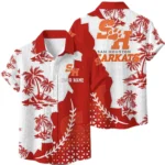 Sam Houston Bearkats Hawaiian Shirt Premium Lightweight Waffle Knit Personalize Name