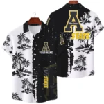 Appalachian State Mountaineers Hawaiian Shirt Premium Lightweight Waffle Knit Customize Name