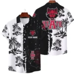 Arkansas State Red Wolves Hawaiian Shirt Premium Lightweight Waffle Knit Customize Name
