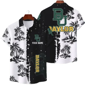 Baylor Bears Hawaiian Shirt Premium Lightweight Waffle Knit Customize Name