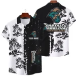 Coastal Carolina Chanticleers Hawaiian Shirt Premium Lightweight Waffle Knit Customize Name