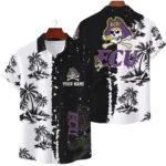 East Carolina Pirates Hawaiian Shirt Premium Lightweight Waffle Knit Customize Name