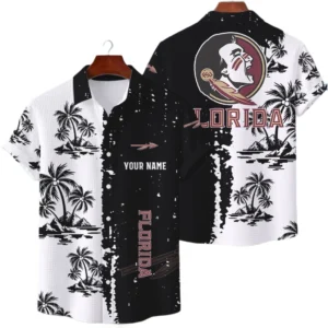 Florida State Seminoles Hawaiian Shirt Premium Lightweight Waffle Knit Customize Name