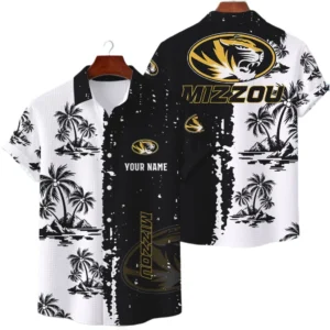 Missouri Tigers Hawaiian Shirt Premium Lightweight Waffle Knit Customize Name