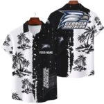 Georgia Southern Eagles Hawaiian Shirt Premium Lightweight Waffle Knit Customize Name