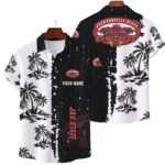 Jacksonville State Gamecocks Hawaiian Shirt Premium Lightweight Waffle Knit Customize Name