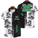 Marshall Thundering Herd Hawaiian Shirt Premium Lightweight Waffle Knit Customize Name