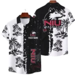 Northern Illinois Huskies Hawaiian Shirt Premium Lightweight Waffle Knit Customize Name