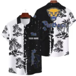 Pittsburgh Panthers Hawaiian Shirt Premium Lightweight Waffle Knit Customize Name
