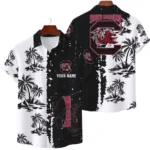 South Carolina Gamecocks Hawaiian Shirt Premium Lightweight Waffle Knit Customize Name