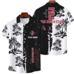 San Diego State Aztecs Hawaiian Shirt Premium Lightweight Waffle Knit Customize Name