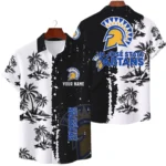 San Jose State Spartans Hawaiian Shirt Premium Lightweight Waffle Knit Customize Name