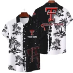 Texas Tech Red Raiders Hawaiian Shirt Premium Lightweight Waffle Knit Customize Name