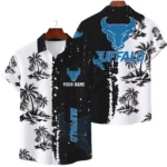 Buffalo Bulls Hawaiian Shirt Premium Lightweight Waffle Knit Customize Name
