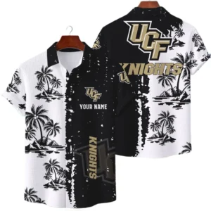 UCF Knights Hawaiian Shirt Premium Lightweight Waffle Knit Customize Name