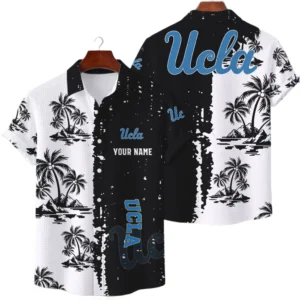 UCLA Bruins Hawaiian Shirt Premium Lightweight Waffle Knit Customize Name