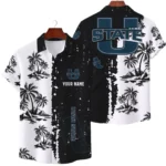 Utah State Aggies Hawaiian Shirt Premium Lightweight Waffle Knit Customize Name
