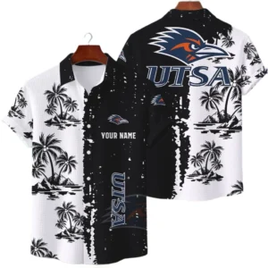 UTSA Roadrunners Hawaiian Shirt Premium Lightweight Waffle Knit Customize Name