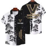 Vanderbilt Commodores Hawaiian Shirt Premium Lightweight Waffle Knit Customize Name
