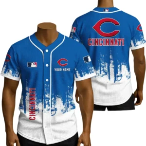 Cincinnati Reds Waffle Baseball Jersey Premium Lightweight Breathable Sportswear Personalize Name