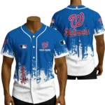 Washington Nationals Waffle Baseball Jersey Premium Lightweight Breathable Sportswear Personalize Name