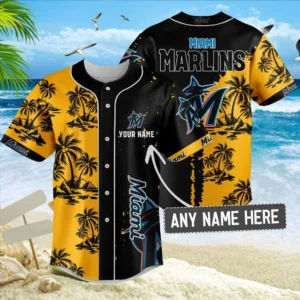 Miami Marlins Baseball Jersey 2026 Limited Personalize Name