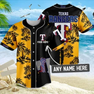 Texas Rangers Baseball Jersey 2026 Limited Personalize Name