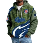Chicago Cubs Men's Waffle Knit Hoodie Quarter Zip New 2026 Limited