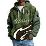 San Diego Padres Men's Waffle Knit Hoodie Quarter Zip New 2026 Limited