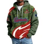 St. Louis Cardinals Men's Waffle Knit Hoodie Quarter Zip New 2026 Limited
